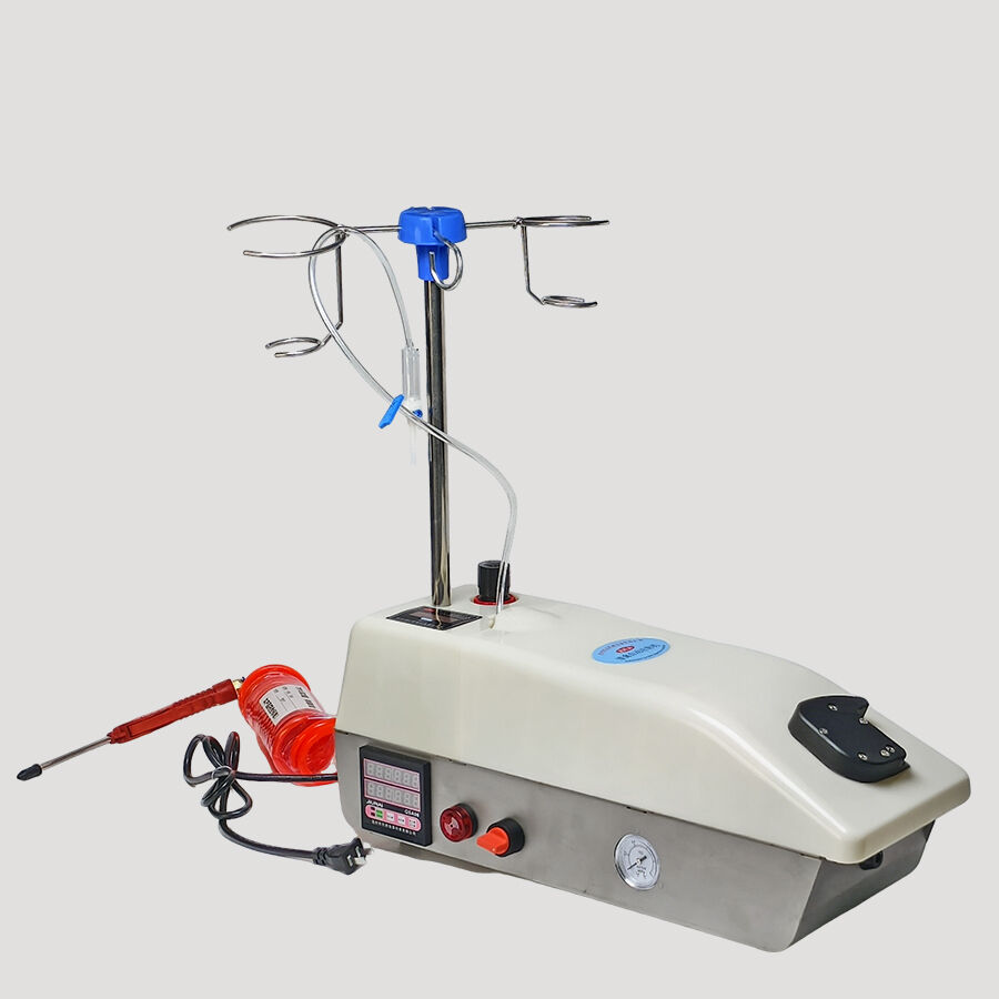 Automatic Pneumatic Chick Vaccinator Reusable 0.05-0.5ml Veterinary Syringe for 1-7 Days Old Chicken Vaccine Machine for Poultry