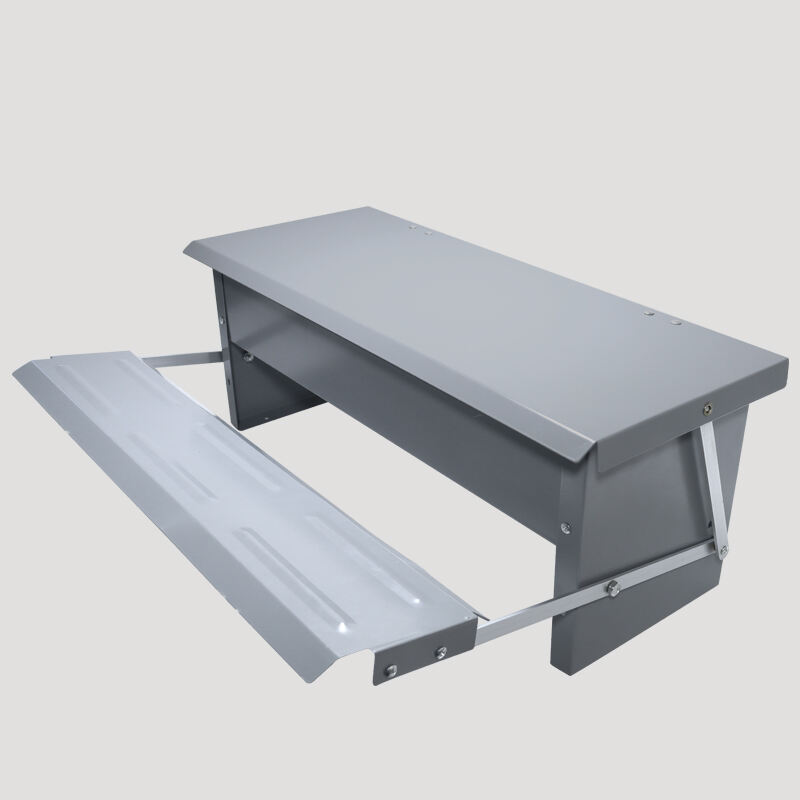 Outdoor Automatic 5kg Poultry Feeder With Foot Pedal Chicken Trough 