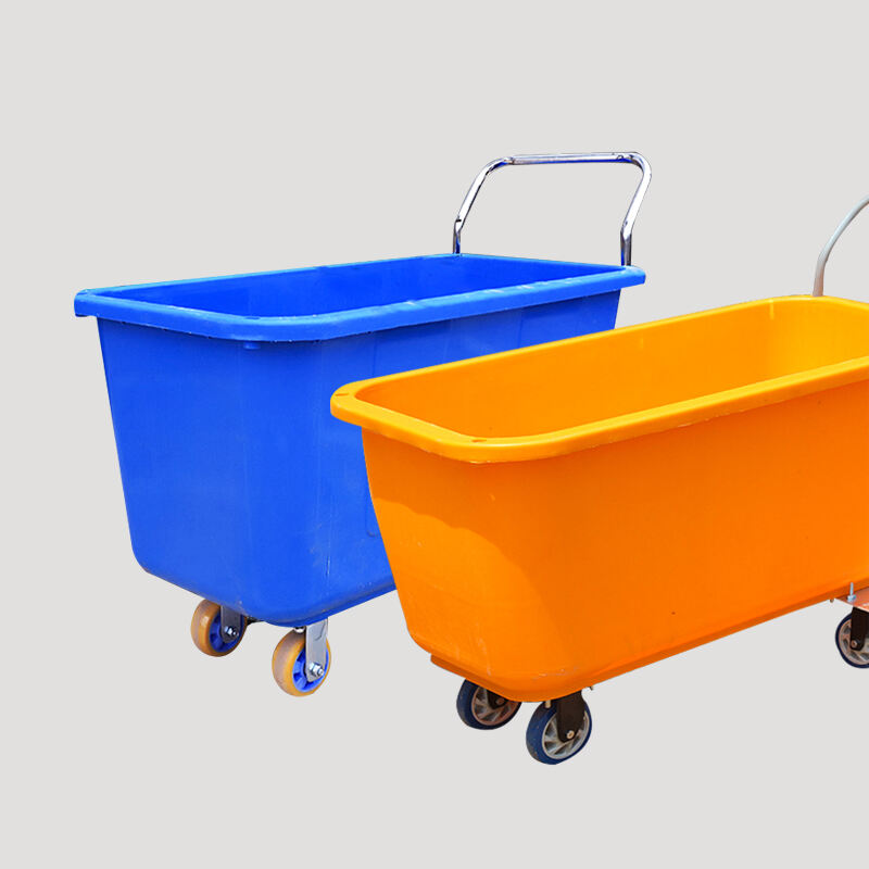 Chariot de distribution en acier inoxydable ou en plastique pour l'élevage porcin et les équipements d'élevage