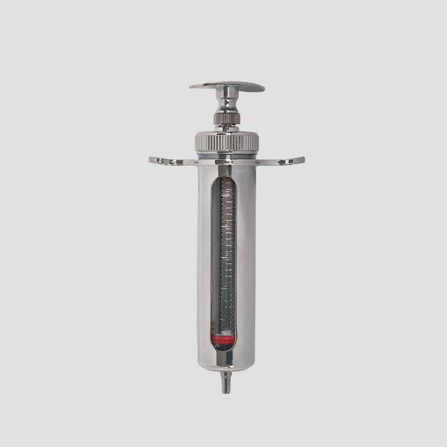 Automatic Stainless Steel Veterinary Syringe Durable Metal Injection Injector for Poultry Chicken Cattle Pets