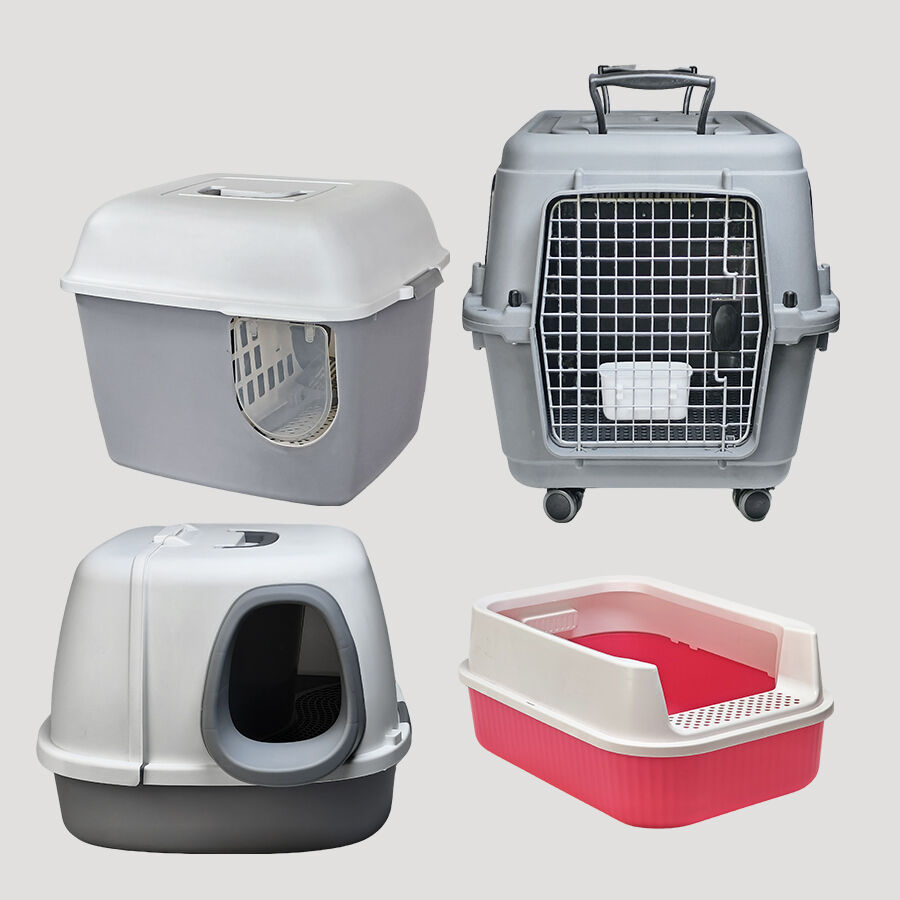 Large Animal Dog Car Airline Travel Crate on Wheels Traditional Portable Wir Door Dog Kennel Pet Carrier Airline Approved