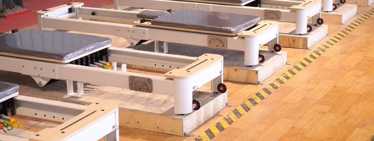 Pilates Reformer Assembly Area