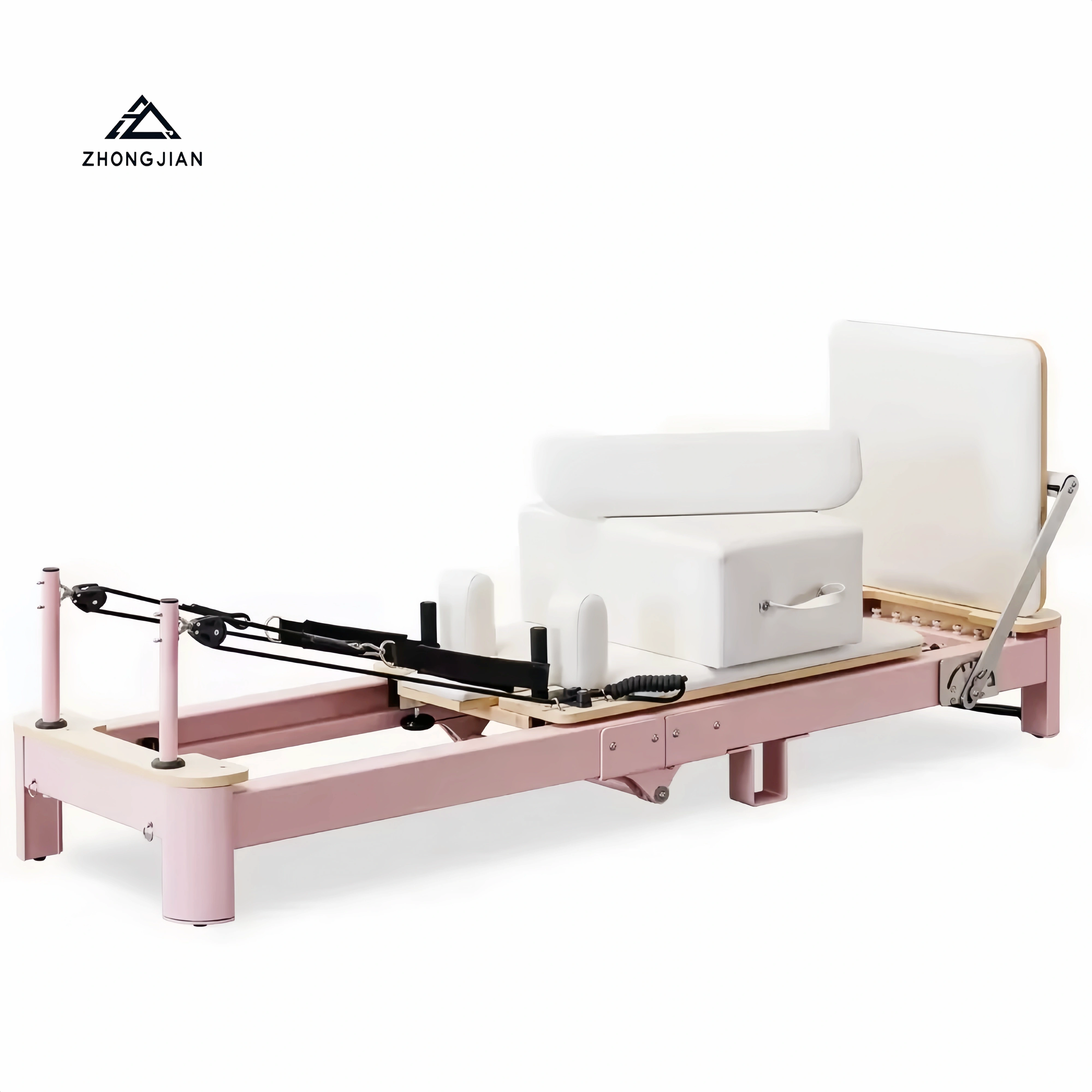 Professional Aluminum Pilates Reformer with Integrated Trapeze System ...