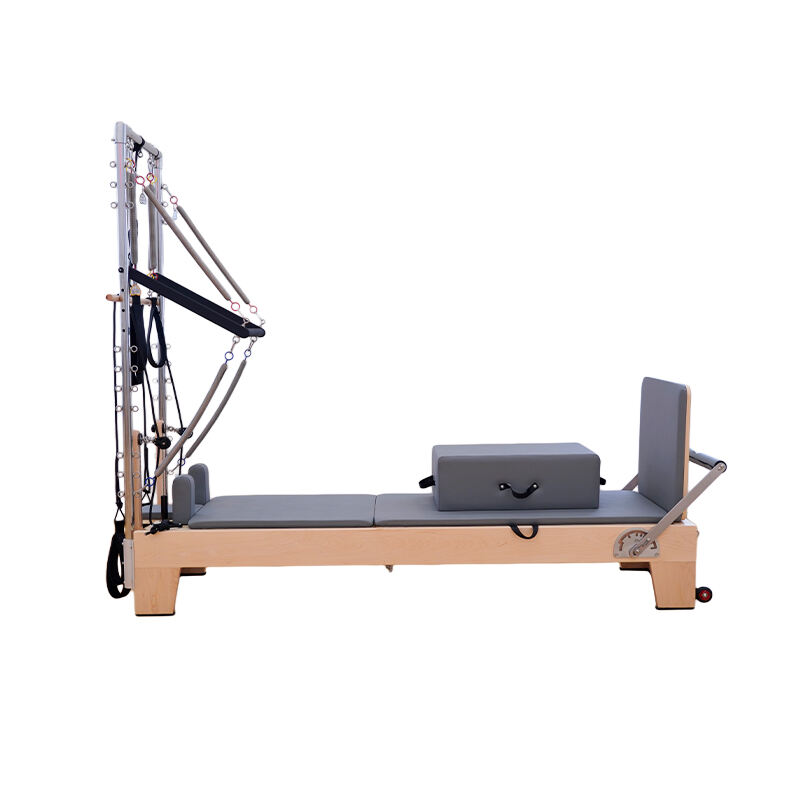 Maple Wood Pilates Reformer met toren