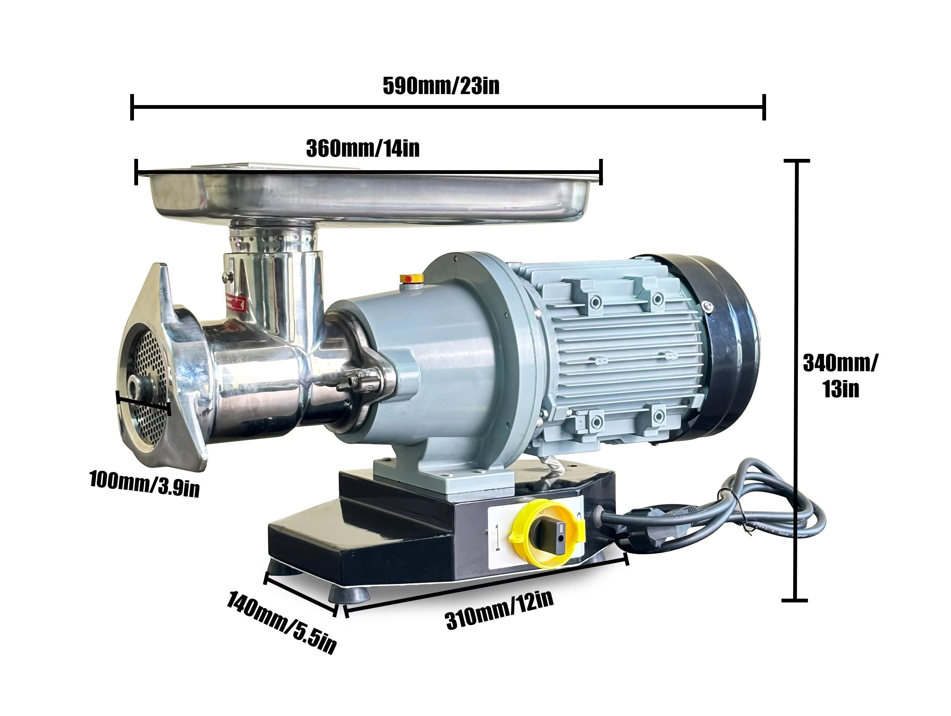 product 22kw high power stainless steel meat grinder with easy to clean blades customizable eco 32s new condition motor-2