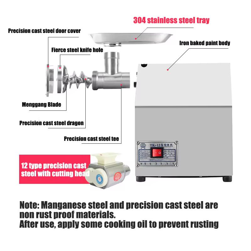 h multi function portable meat mincer machine industrial meat grinder  meat mincer-2