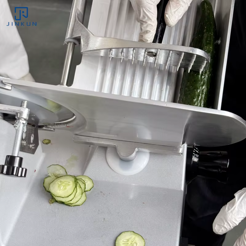 180W/220V/50Hz Carbon Steel Semi-Automatic Slicer JK-220A Adjustable Slicing Thickness New Motor for Beef Mutton Rolls Cutting supplier