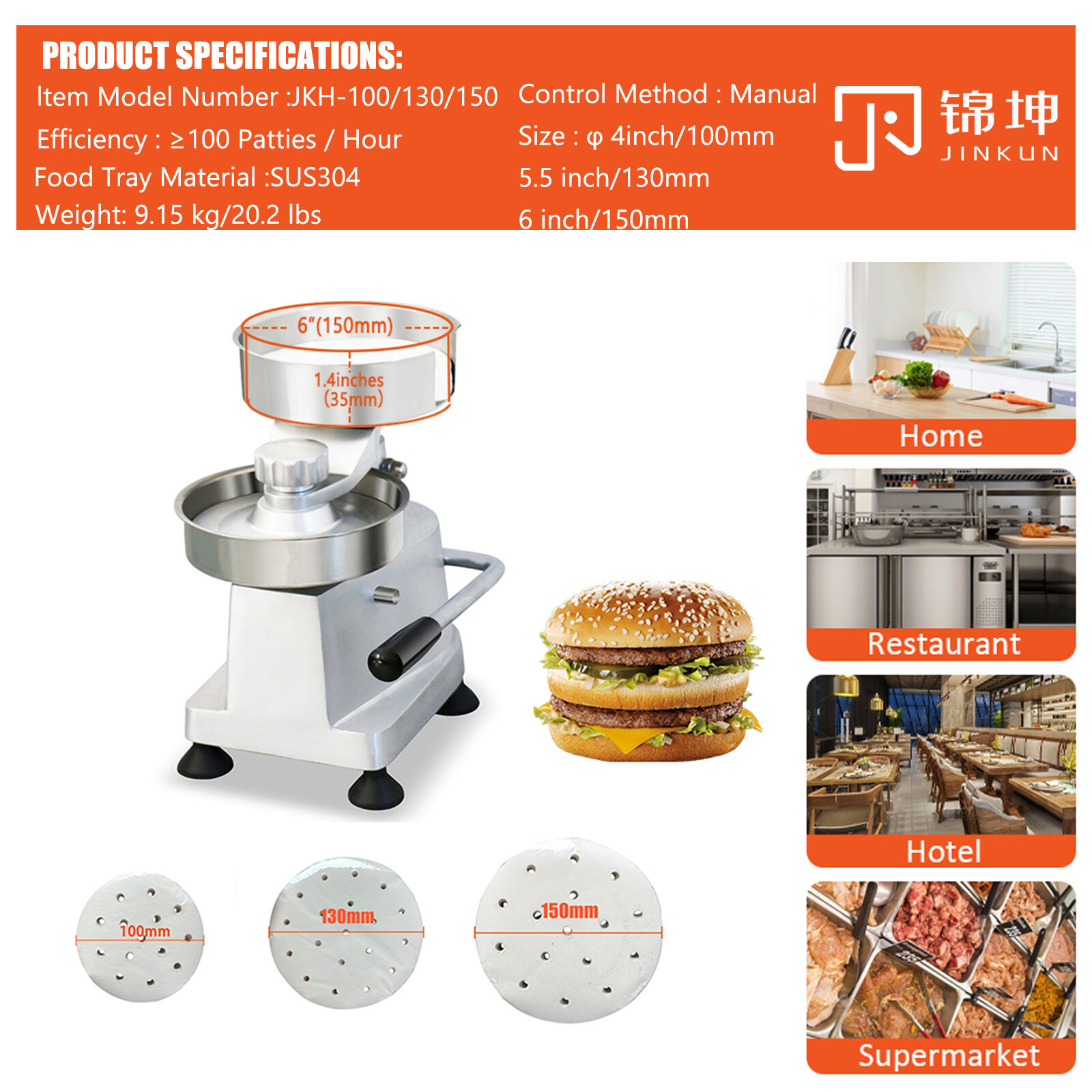  Enhance Your Burger Production with Our Hamburger Press