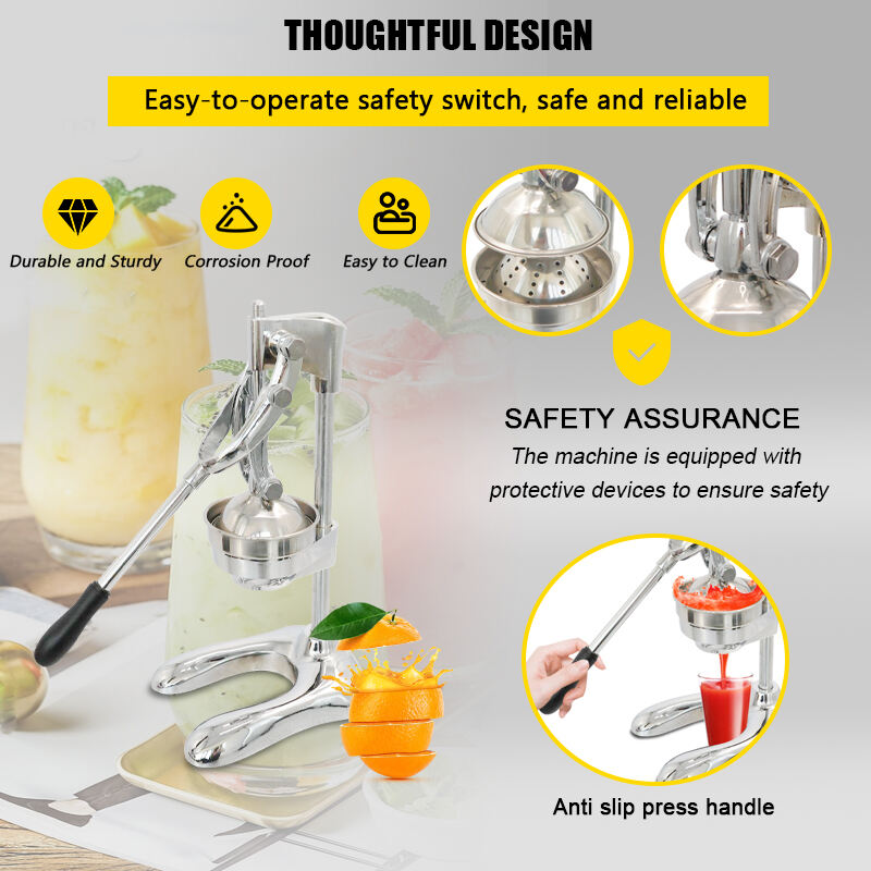 High Quality Manual Easy-to-Assemble Old School Juicer for Fruit & Vegetable for Nursery Schools