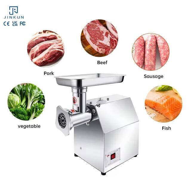 TK-22T Italian Style Electric Meat Grinder Industrial Grade Stainless Steel for Beef Pork Chicken Bone Processing New Condition