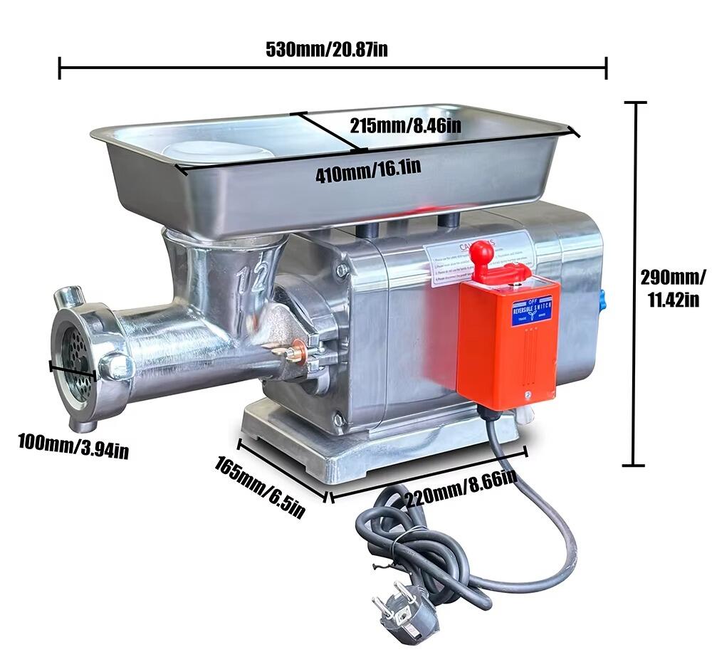 MH-337 1.2HP Commercial Electric Meat Grinder Machine Imported Switch Home & Farm Restaurant Use New Condition with 4 Plates manufacture