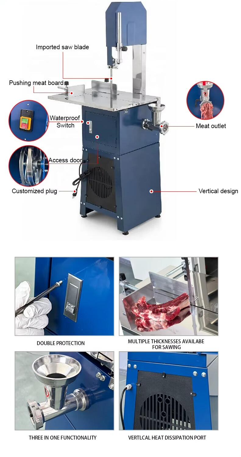 product bs 250 550w customized portable slaughtering saw meat bone cutting machine cutting edge brand for hotel catering industries new-2