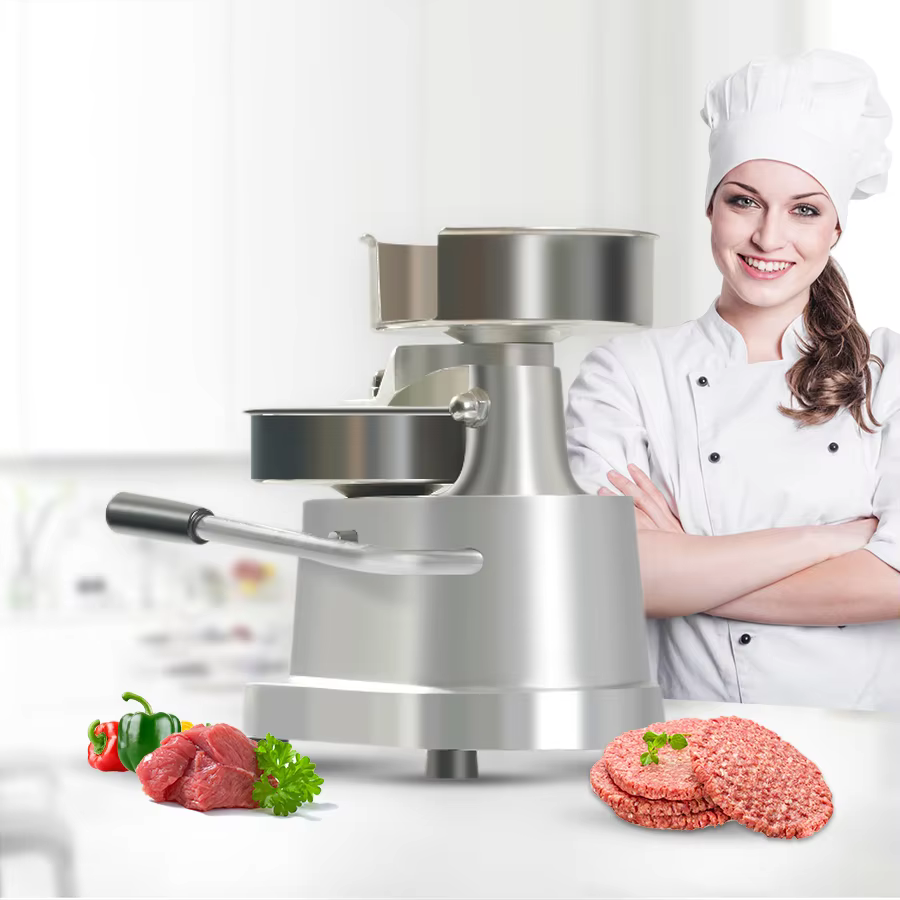JKH-130 Automatic Meat Patty Forming Machine for Chicken Nuggets, Meat Pie, and Hamburger Production