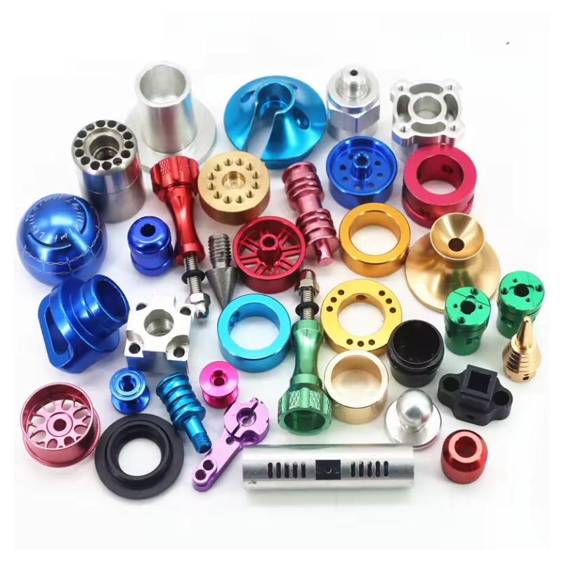 Colorful Anodized CNC Machining Parts in Aluminum 