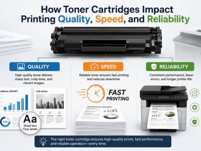 How Toner Cartridges Impact Printing Quality, Speed, and Reliability