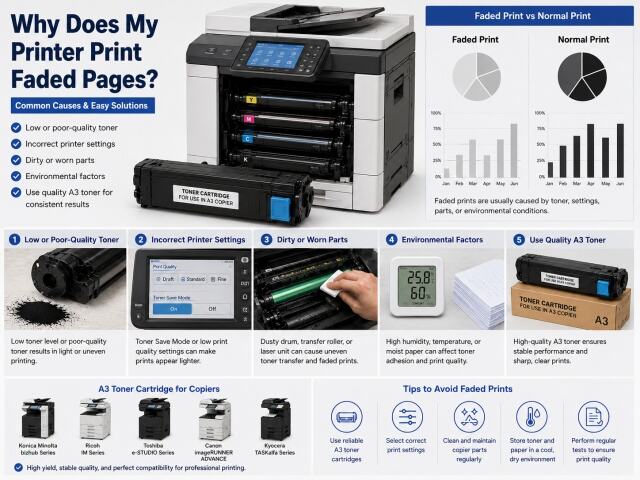 Why Does My Printer Print Faded Pages?