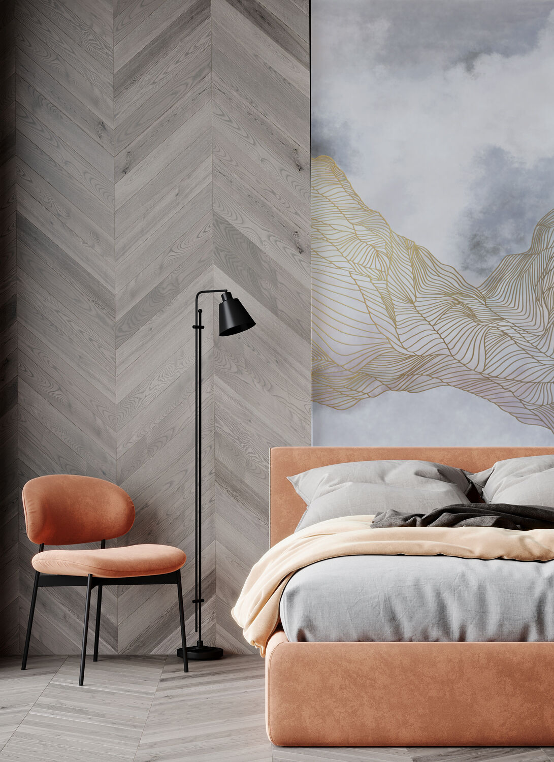 Hvilke er de mest populære temaer for vægmalerier til soveværelser?