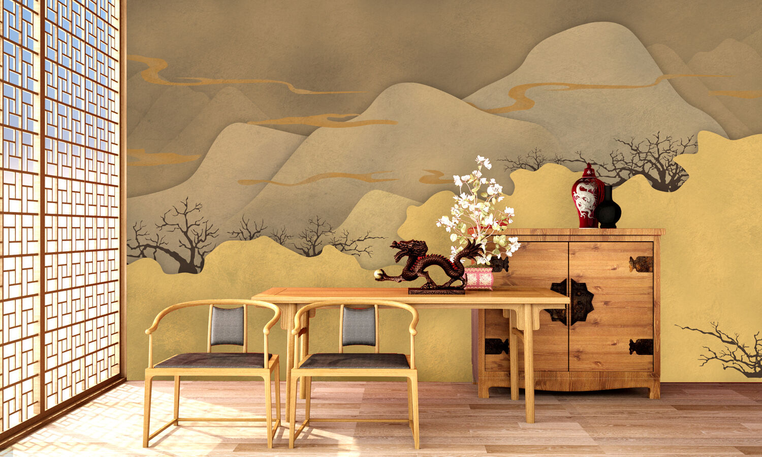 How Do 3D Wall Murals Enhance Interior Spaces?