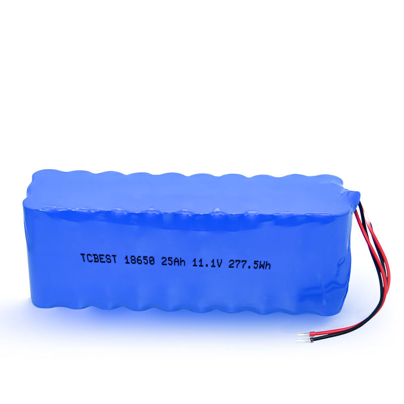 Customize  Lithium Battery Pack 18650-3S10P 25Ah 11.1V