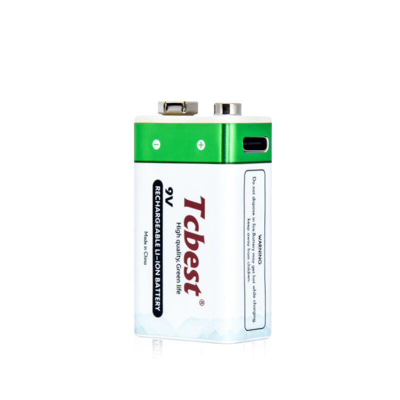 Rechargeable Li-ion Battery Type-c 9V 1000mAh