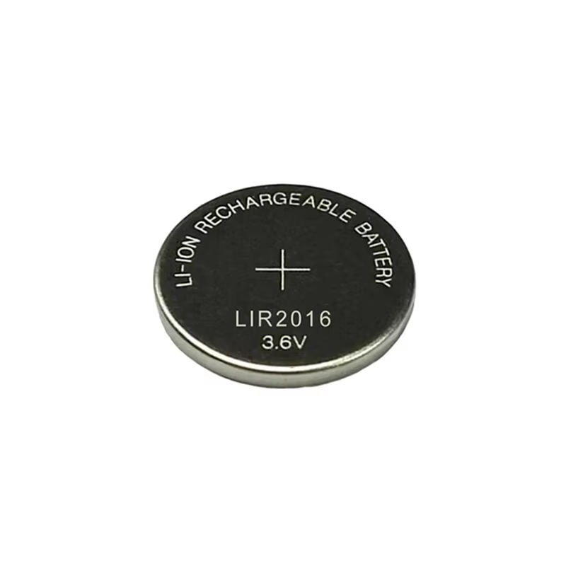 Qayta zaryadlanuvchi Li-ion tugma elementi LIR2016 3,7V 20mAh