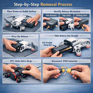 How to Remove a Drone Battery