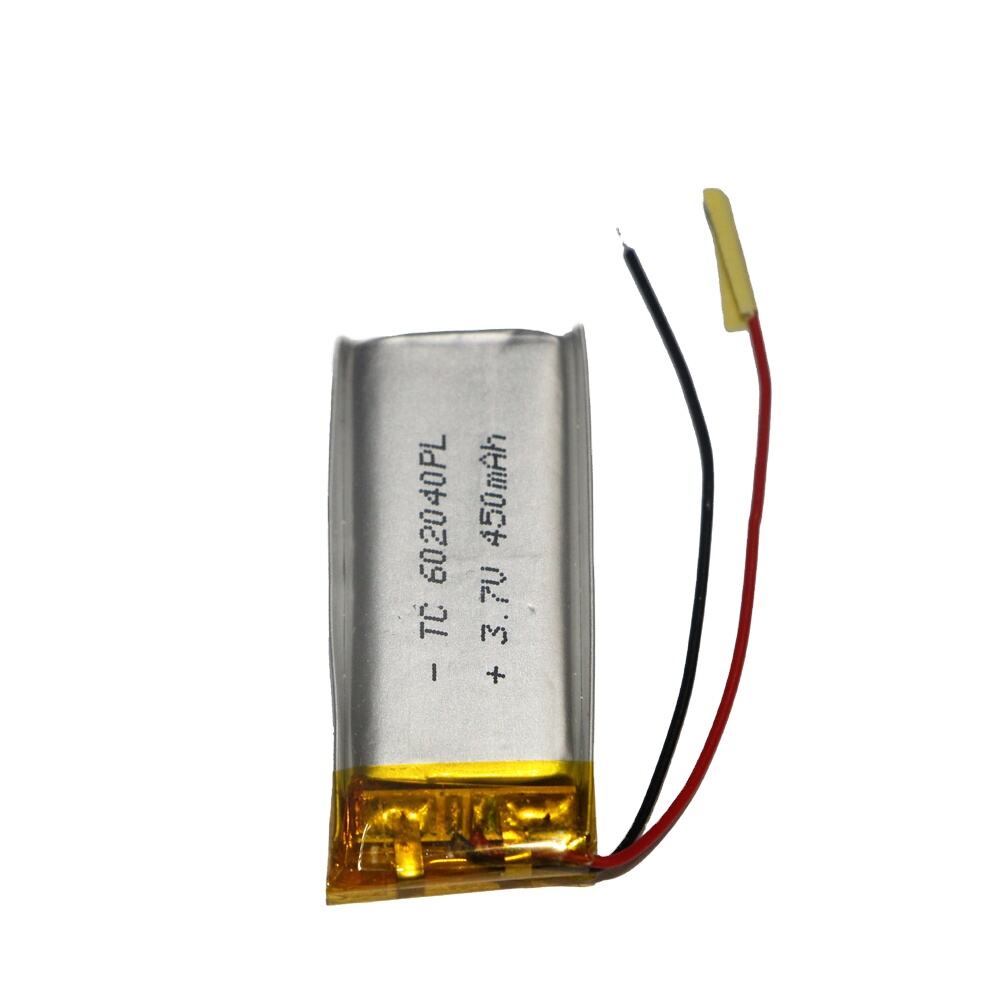 Factory Price 3.7V Li-Polymer Battery 602040 450mAh Lithium Ion for Remote Control & Models Electronics