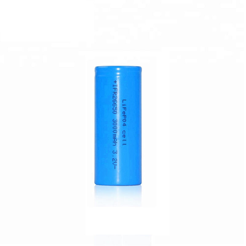 ແບັດເຕີຣີຊາກໄຟຟ້ອນ Li-FePO4 IFR26650 3.2V 3000mAh