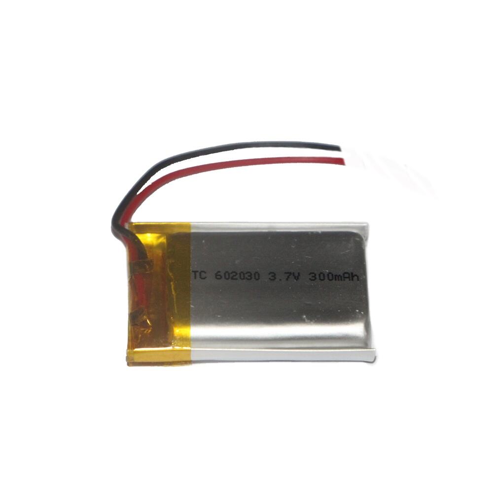 High Quality 3.7V 602030 300mAh Lithium Polymer Rechargeable Battery