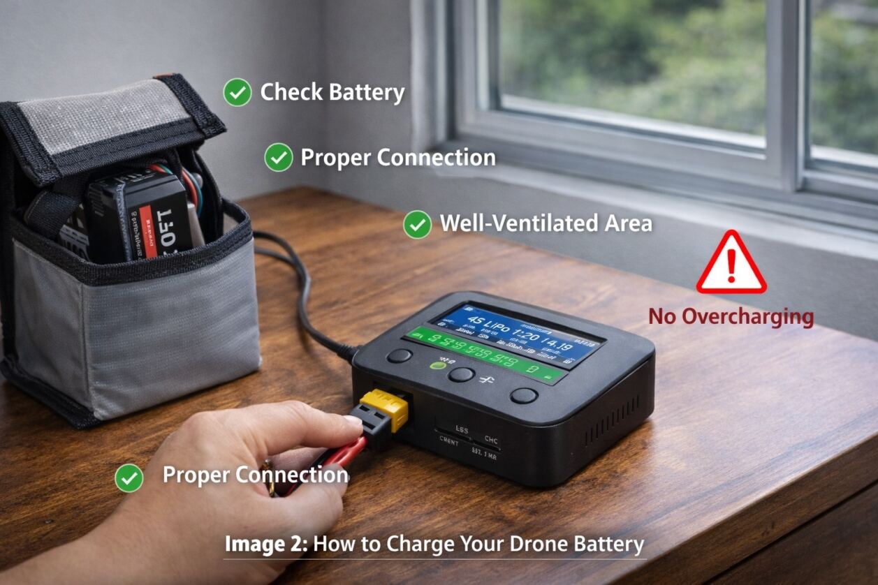 How to Charge a Drone Battery with a USB Cable-2