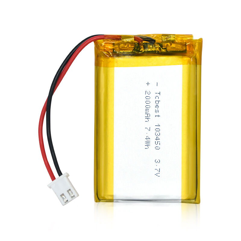 Li-po 2000mAh 103450 Li Polymer Polymer Lithium Battery for Digital Bluetooth Devices