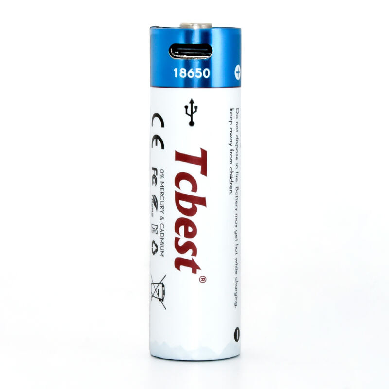Rechargeable Li-ion Battery Type-c 18650 2000mAh 3.7V