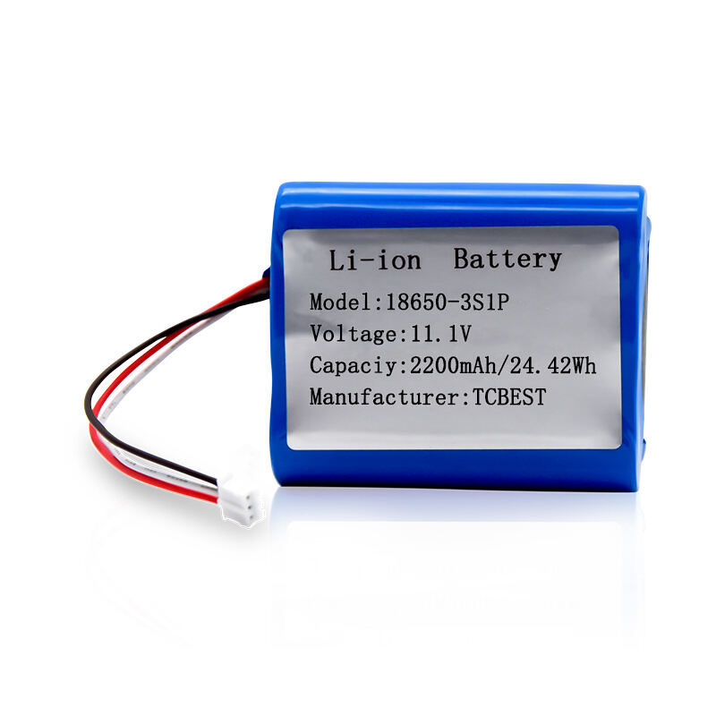 2200mAh 11.1V 18650-3S1P 18650 Lityum Pil Paketini Özelleştirin