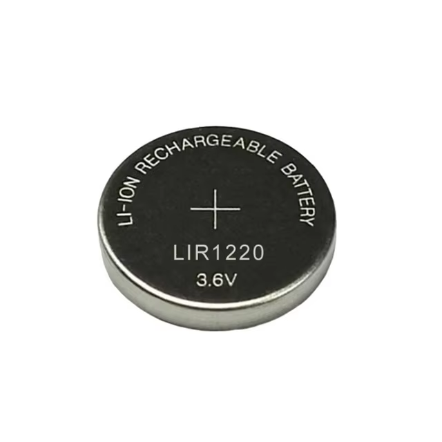 Rechargeable Li-ion Button Cell LIR1220 3.7V 9mAh