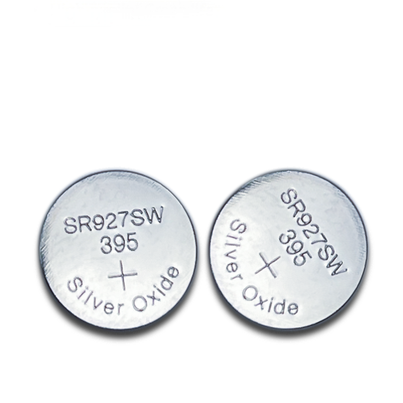 Compact SR927SW 395/610 Silver Oxide Button Cell Primary Batteries for Small Devices