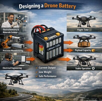 วิธีทำแบตเตอรี่โดรน