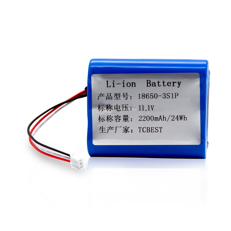 OEM Lithium Battery Pack 18650-3S1P 2200mAh 11.1V