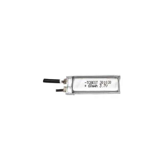 Anpassbarer Li-Po-Akku 3,7 V 60 mAh 301030