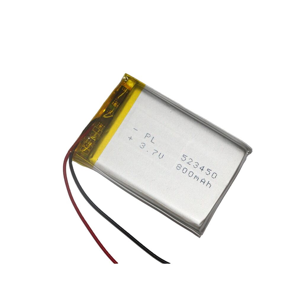 3.7V 1000mAh Li-Polymer Battery 523450 Lithium Ion Rechargeable Battery for Toys and Consumer Electronics