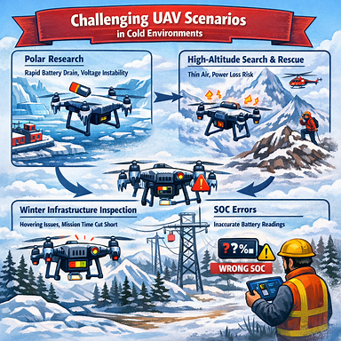 Cold-Climate Impacts on UAV Lithium-Ion Batteries: A Technical Review (Rewritten, No Citations)-2