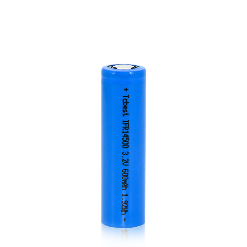 Rechargeable Battery Li-FePO4 IFR14500 3.2V 600mAh