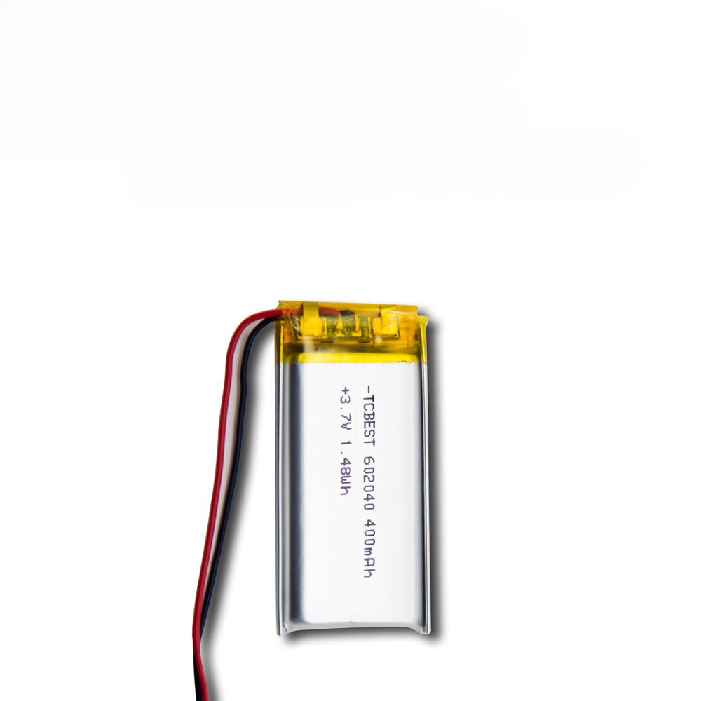 Li-po ဘက်ထရီ 3.7V 400mAh 602040 ကို ပြင်ဆင်ပါ