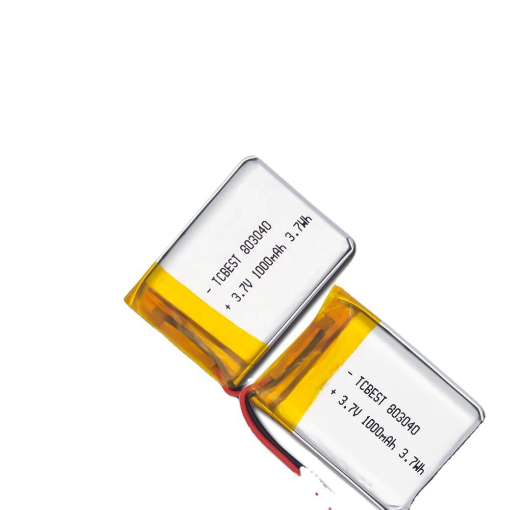 Best Price Manufacture Li-po 803040 Lithium Polymer Battery 3.7v 1000mAh Rechargeable Lithium Ion Batteries