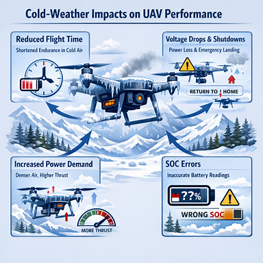 Auswirkungen von Kälteklima auf Lithium-Ionen-Akkus von UAVs: Ein technischer Überblick (überarbeitet, ohne Zitierungen)