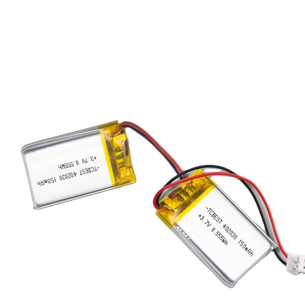 402030 Polymer Li-ion Battery 3.7V 200mAh for Smartphones Laptop Cameras Toys