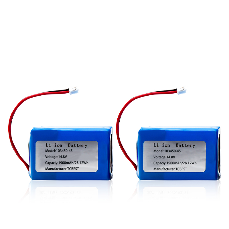 Customize  Lithium Battery Pack 103450-4S 1.9Ah 14.8V