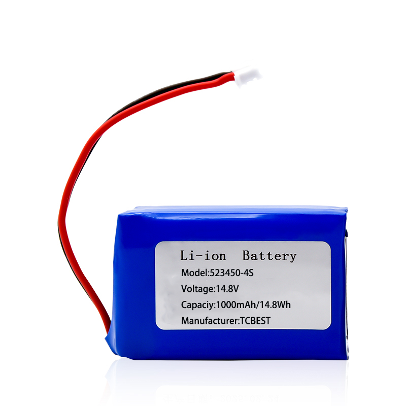 Customize  Lithium Battery Pack 523450 1000mAh 14.8V