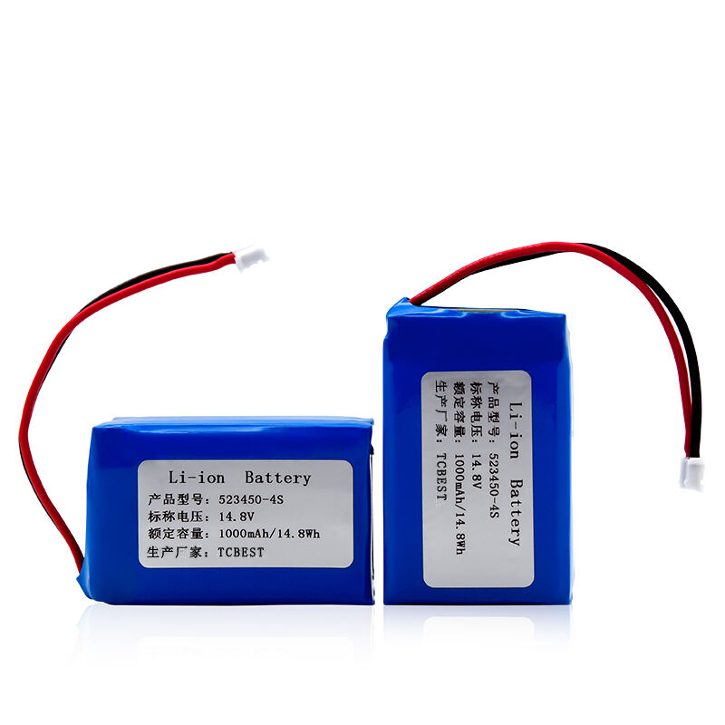 Customize  Lithium Battery Pack 523450 1000mAh 14.8V