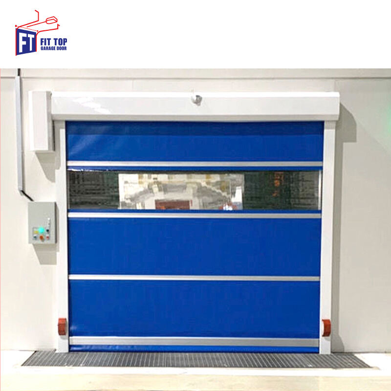 Modern Designed Automatic PVC Rolling Shutter Door Windproof and Finished Surface for Outdoor Warehouse Safety