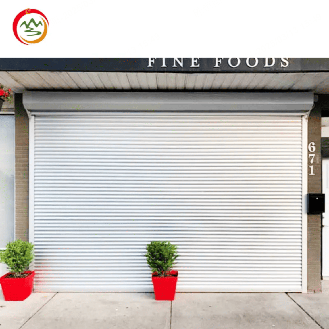 Different application scenarios of electric aluminum rolling shutter doors